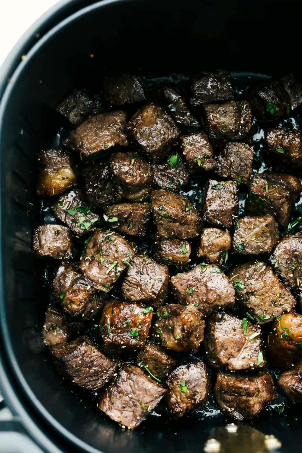 Perfect Air Fryer Steak with Garlic Herb Butter