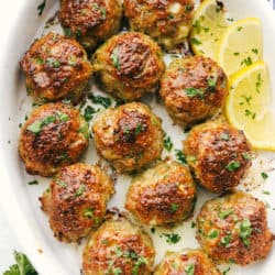 Easy Baked Turkey Meatballs | Cook & Hook