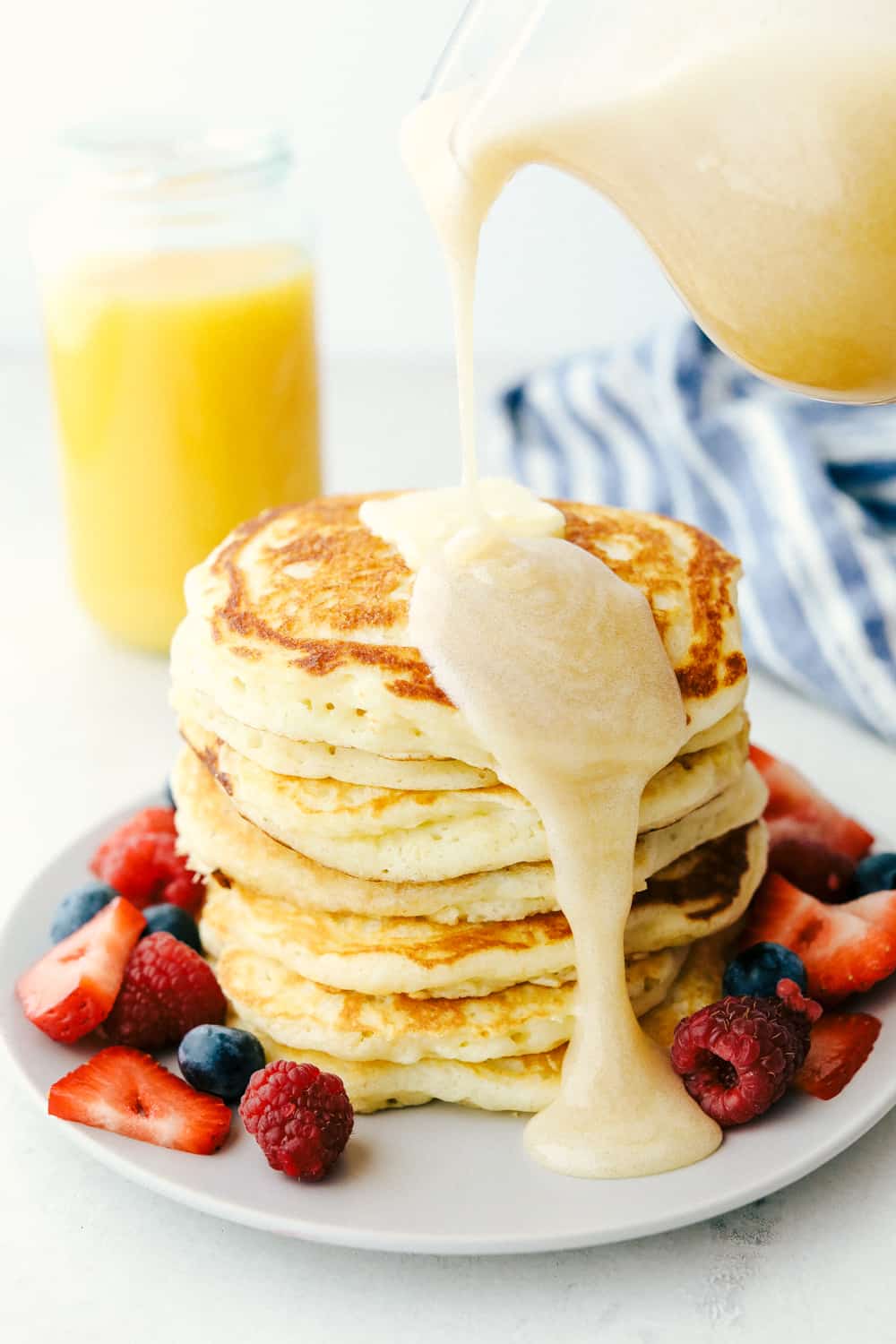 The Best Fluffy Homemade Buttermilk Pancakes - 74