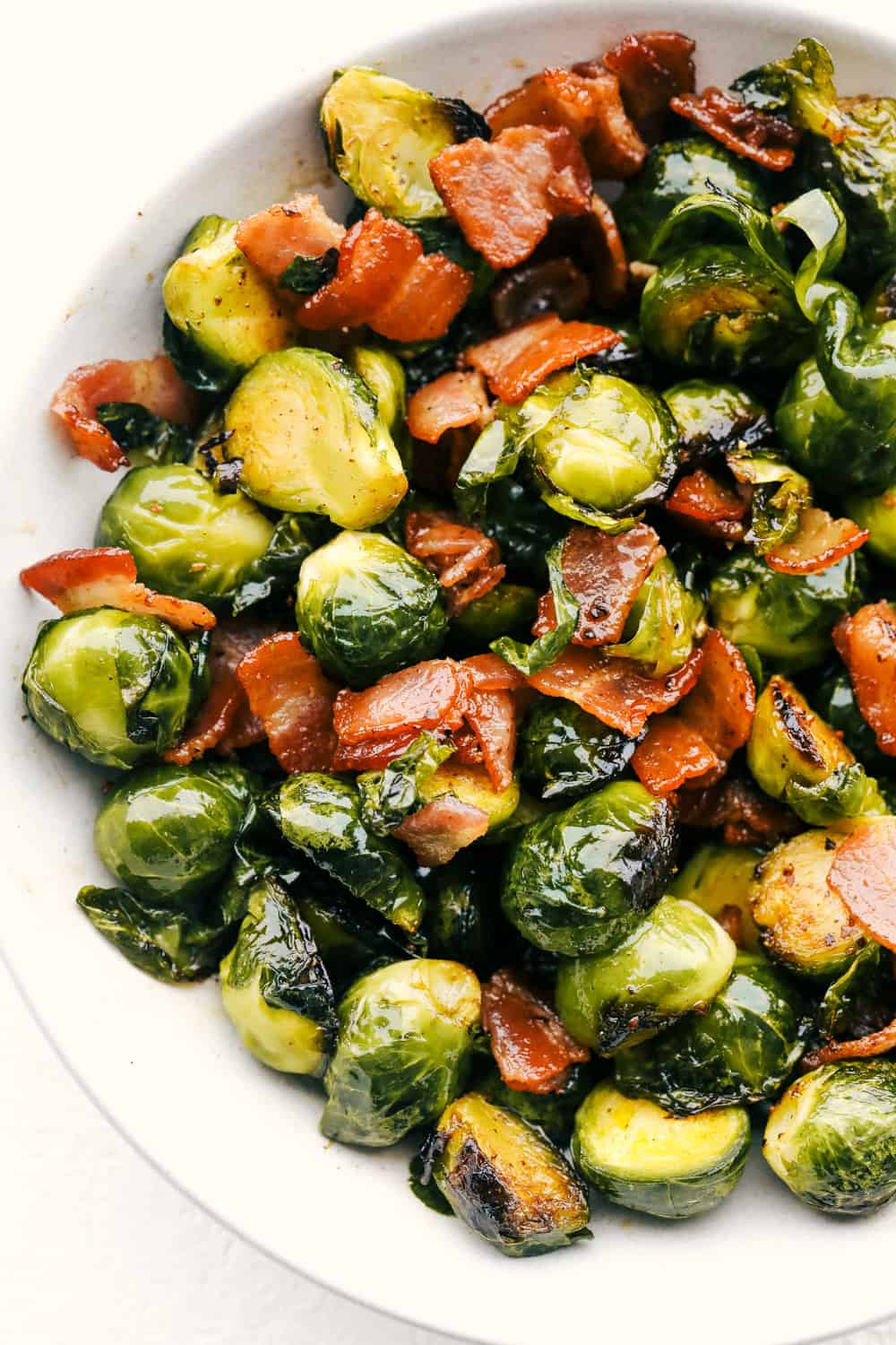 Perfect Sautéed Brussel Sprouts With Bacon The Recipe Critic 