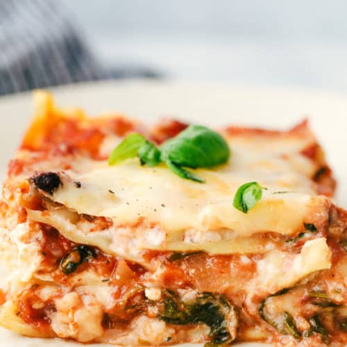 How to Make Vegetarian Lasagna Step by Step | The Recipe Critic