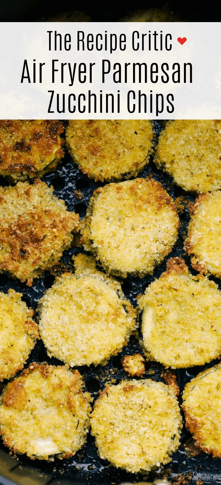 Air Fryer Crispy Parmesan Zucchini Chips | Cook & Hook