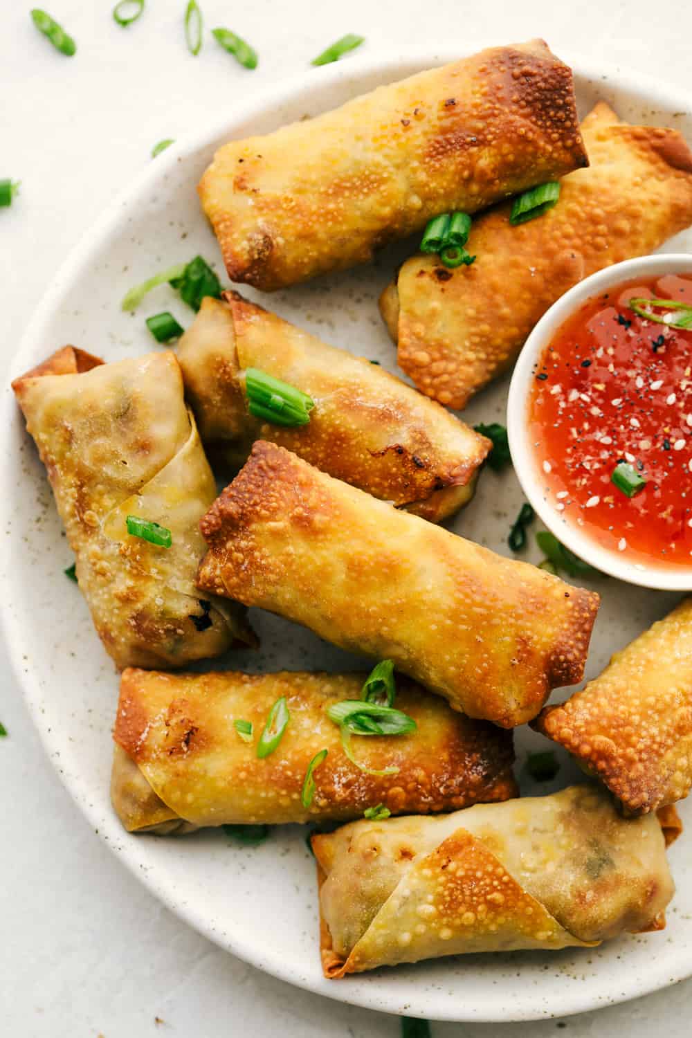 Crispy Air Fryer Egg Rolls Recipe - Detoxil