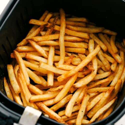 Crispy Air Fryer French Fries (Only 4 Ingredients!) - Spend With