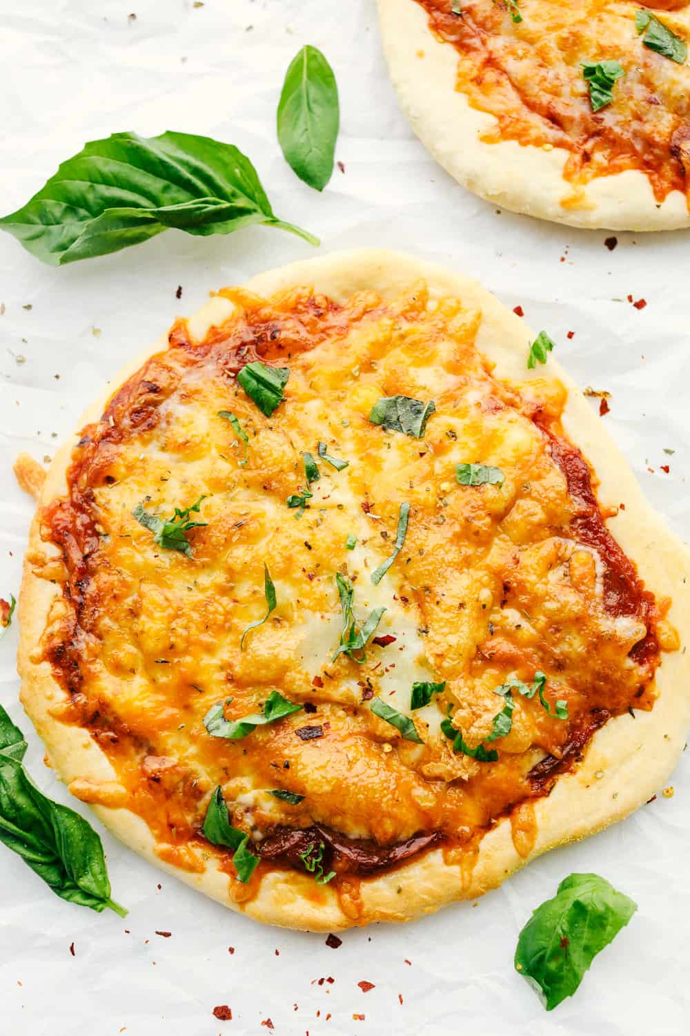 Delicious Air Fryer Cheese Pizza.