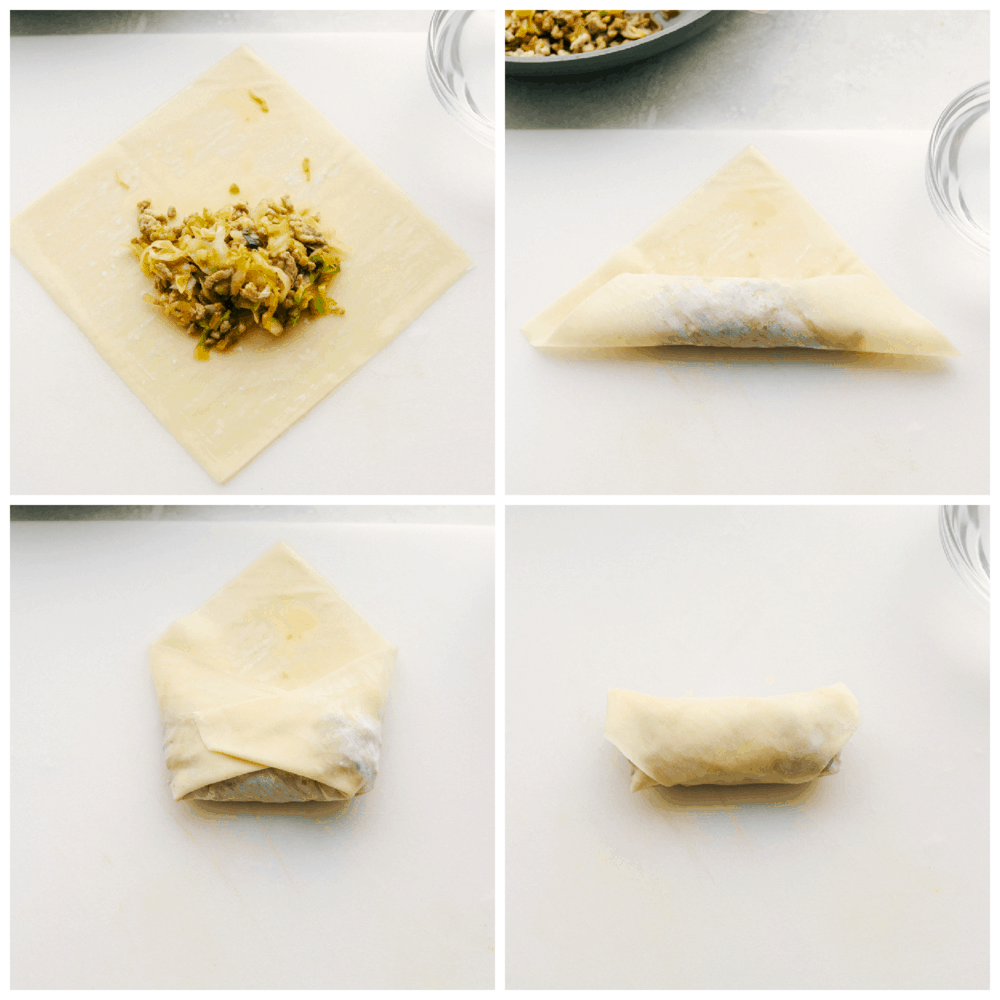 How To Roll Egg Rolls - TheCookful