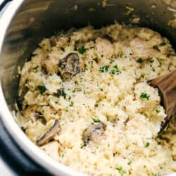 Instant Pot Creamy Parmesan Chicken and Rice | Cook & Hook
