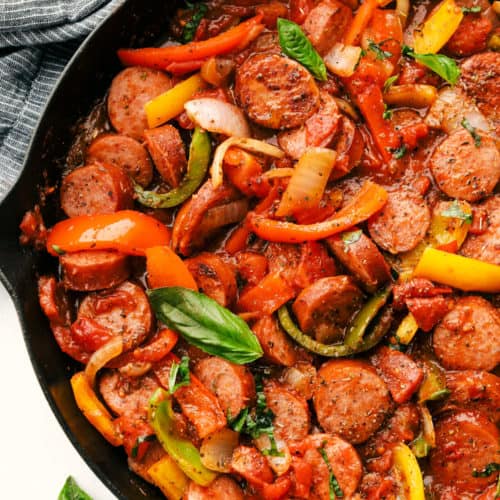 Skillet Italian Sausage and Peppers | The Recipe Critic