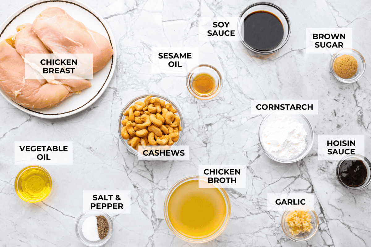 My easy Cashew Chicken recipe skips the breading and frying, but you still get that crispy tender chicken! It all comes together in my flavorful sauce!