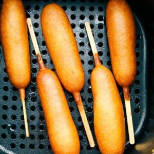 Air Fryer Frozen Corn Dogs  Crispy All the Way Around  - 2