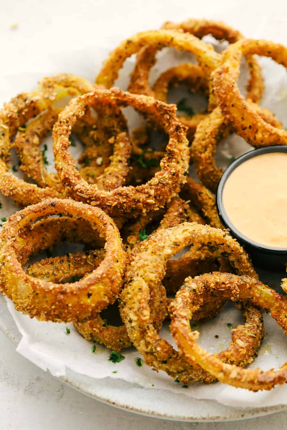 Cripsy Homemade Air Fryer Onion Rings - 79