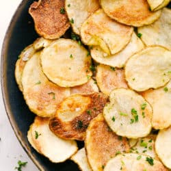 Crispy Air Fryer Potato Chips {Only 3 Ingredients} | Cook & Hook