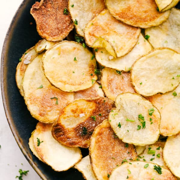 Crispy Air Fryer Potato Chips {Only 3 Ingredients} | The Recipe Critic