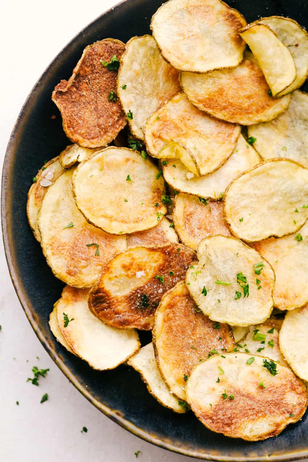 Crispy Air Fryer Potato Chips  Only 3 Ingredients  - 35