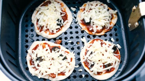 Air Fryer Mini Biscuit Pizzas  Only 5 Minutes   - 1
