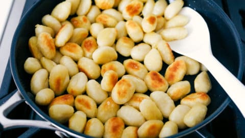 Easy Fried Gnocchi in a Brown Butter Garlic Sauce - 90