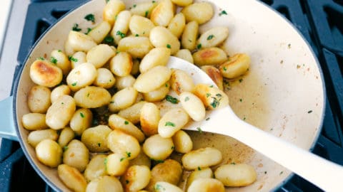 Easy Fried Gnocchi in a Brown Butter Garlic Sauce - 36