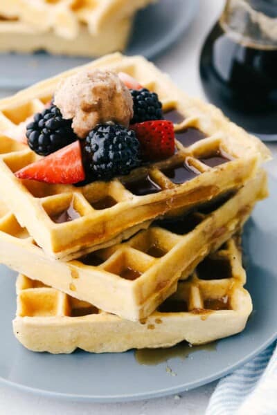 Fluffy and Perfect Homemade Waffles | The Recipe Critic