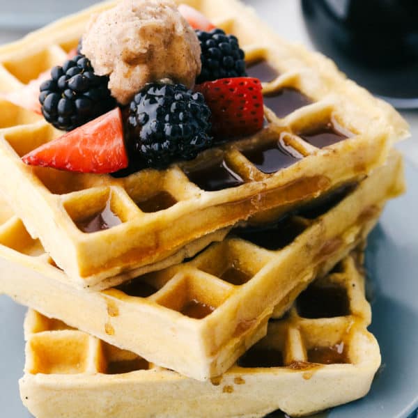 Fluffy and Perfect Homemade Waffles | The Recipe Critic