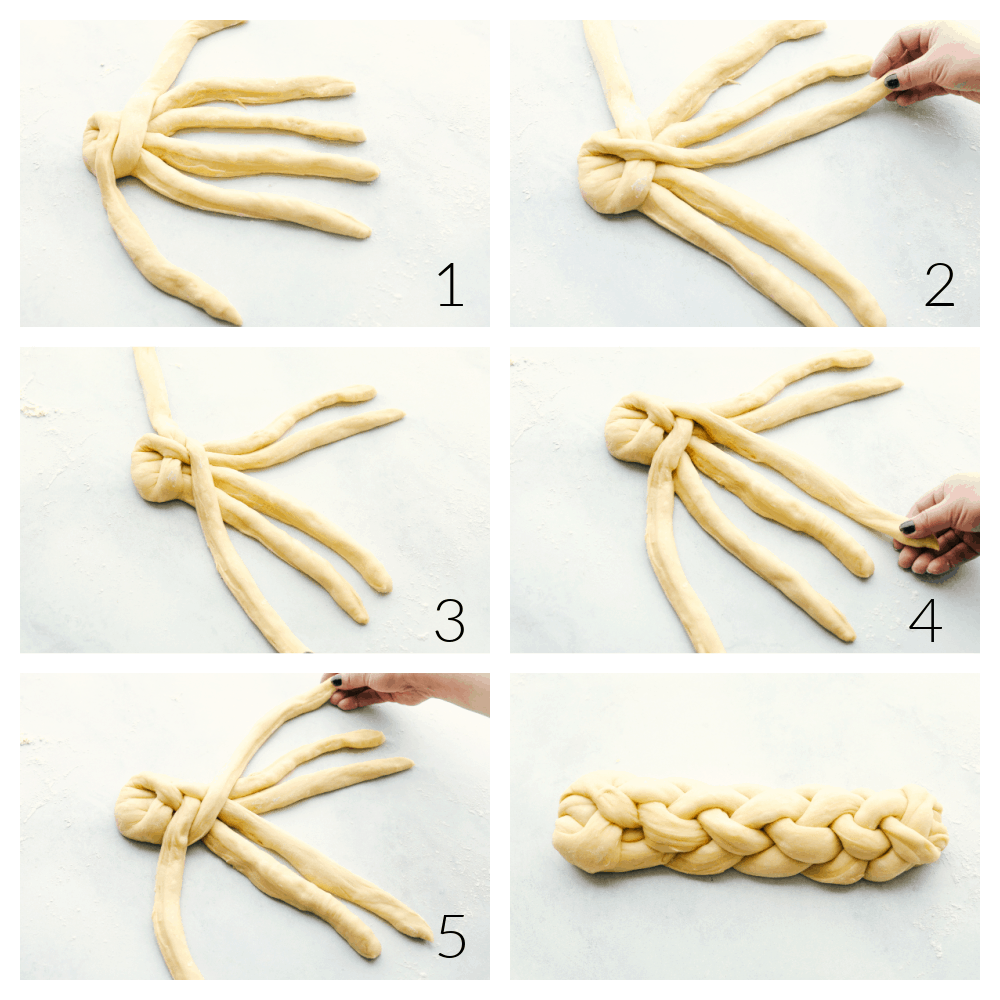 How to braid a six strand braid. 