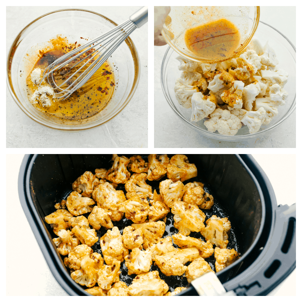 Air fryer outlet roasted cauliflower