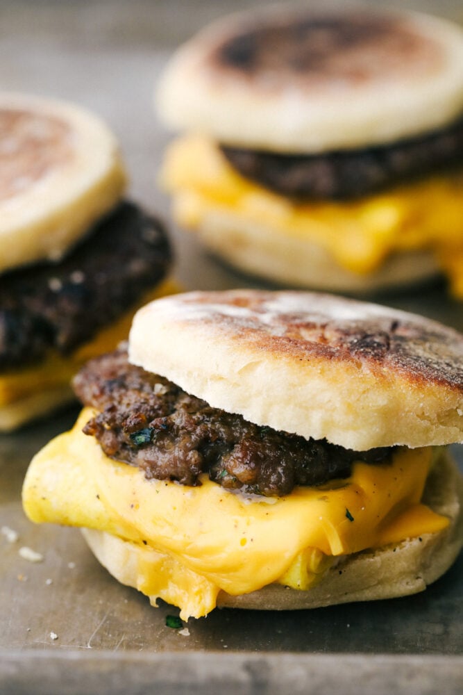 Homemade English Muffin Breakfast Sandwiches - 31