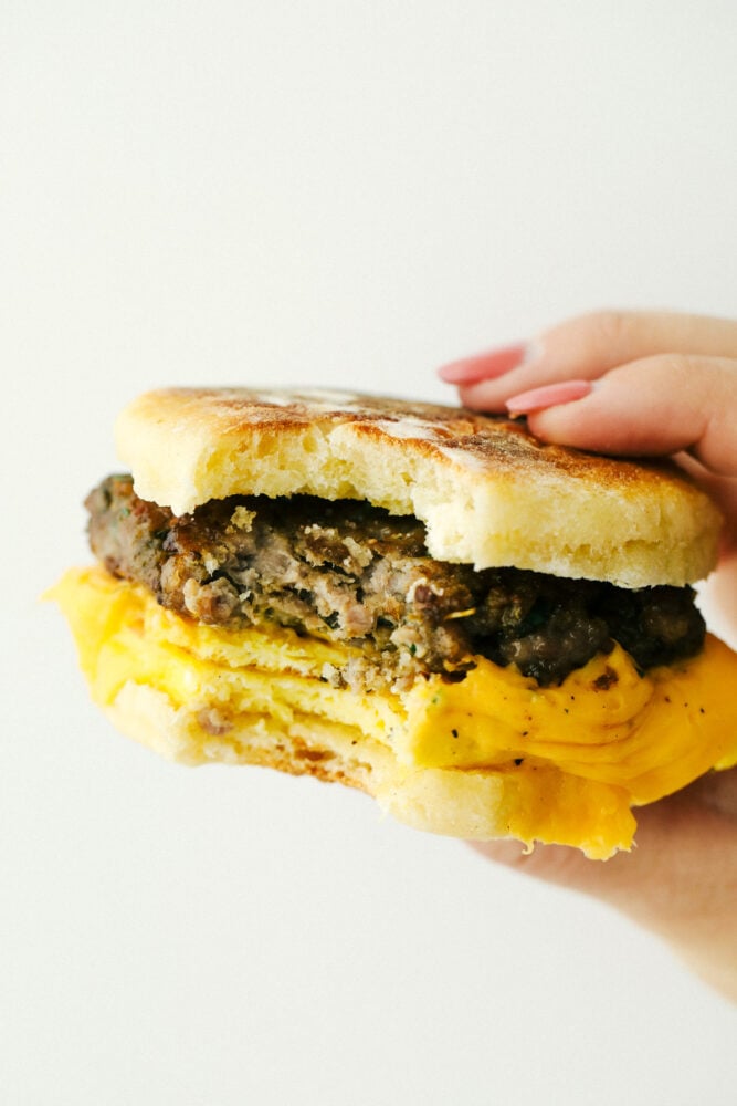 Homemade English Muffin Breakfast Sandwiches - 28