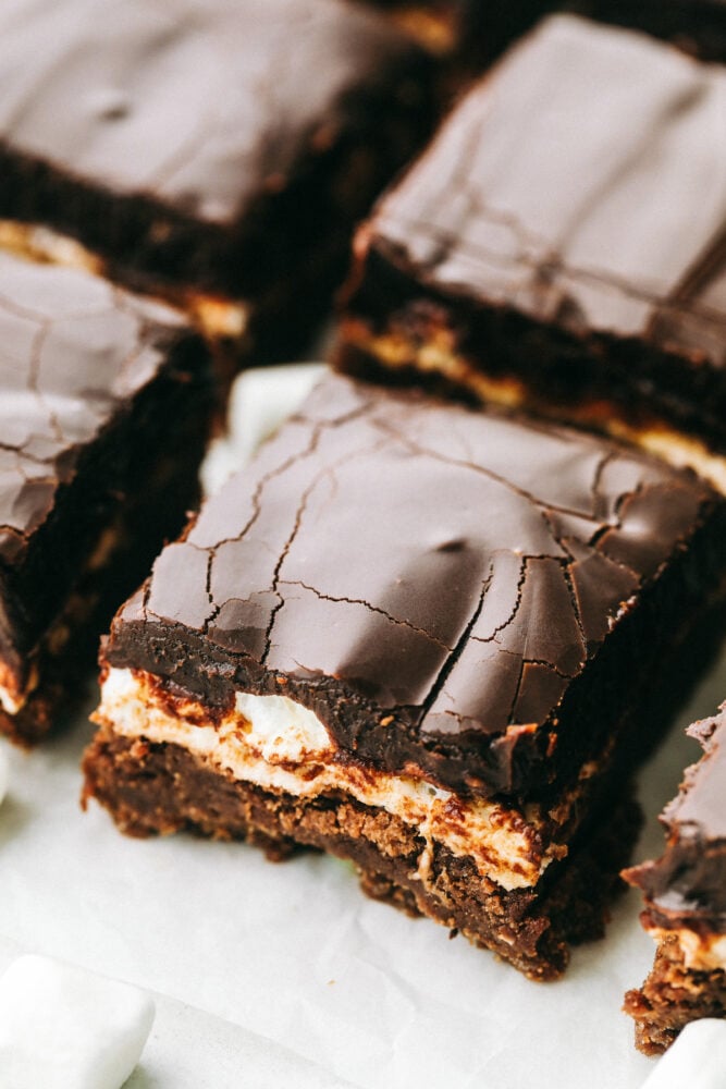 Mississippi Mudslide Bars  Mississippi Mud Brownies  - 3