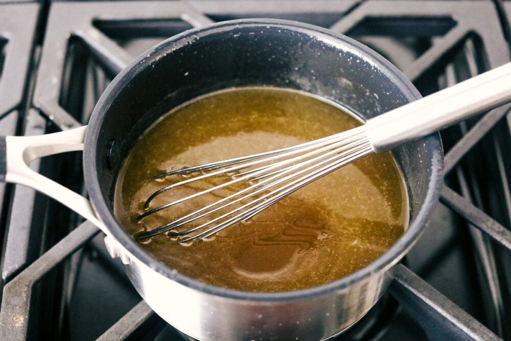 Cornbread Pancakes with Honey Butter Syrup - 24