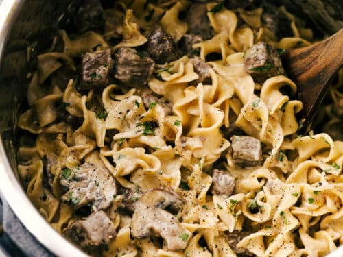 Instant Pot Beef Stroganoff