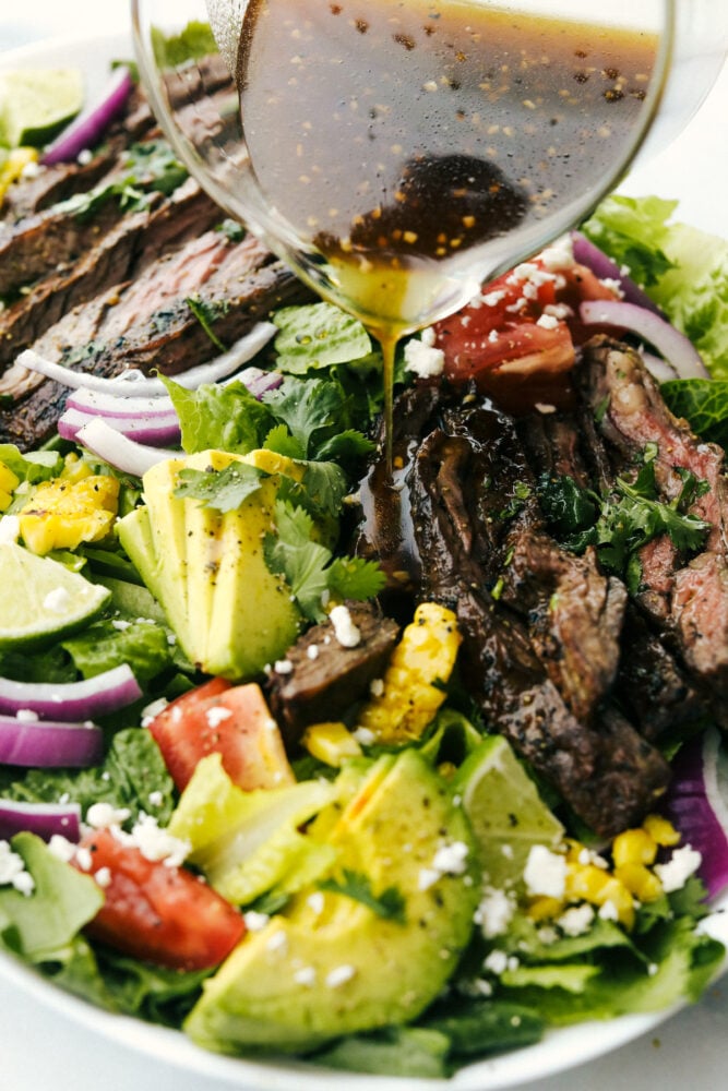 Steak Salad With Honey Balsamic Dressing - 56