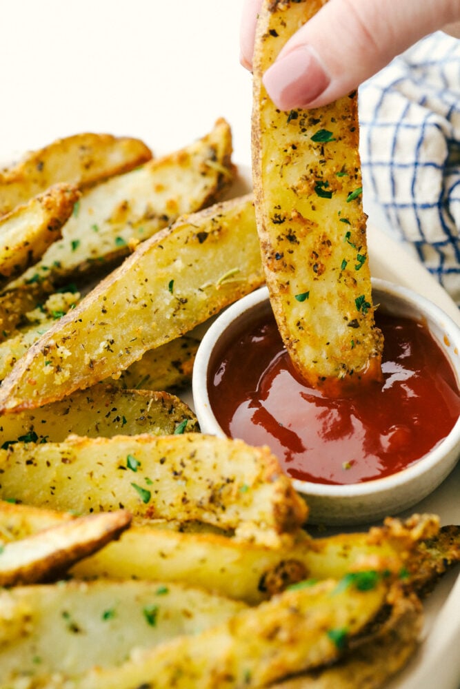 The Best Air Fryer Potato Wedges - 88