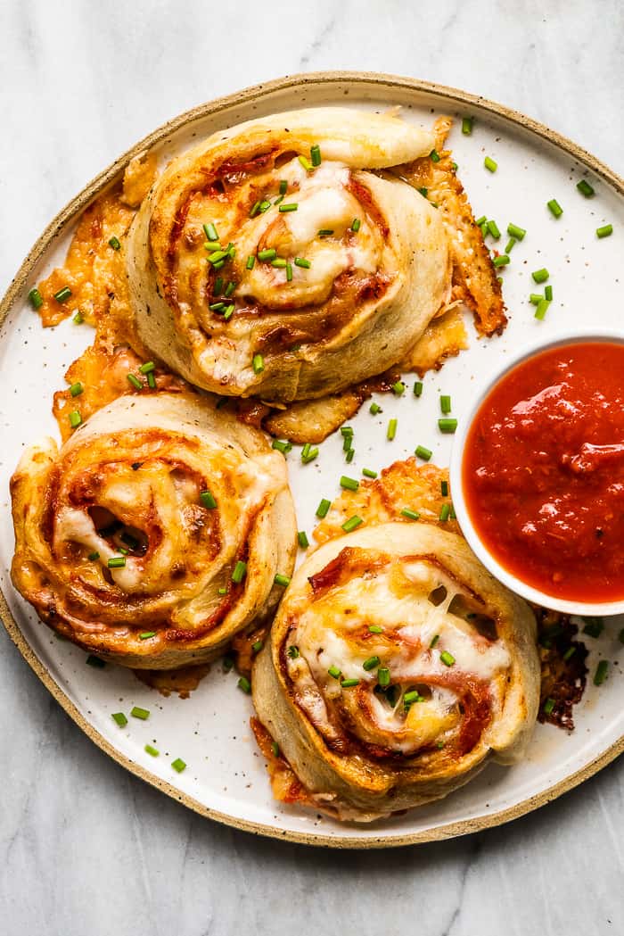 Pizza Pinwheels  30 minute recipe   - 9