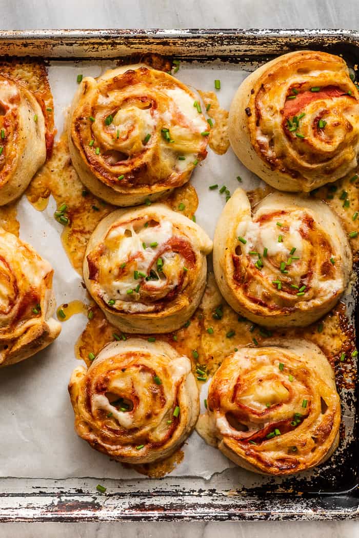 Pizza Pinwheels  30 minute recipe   - 41