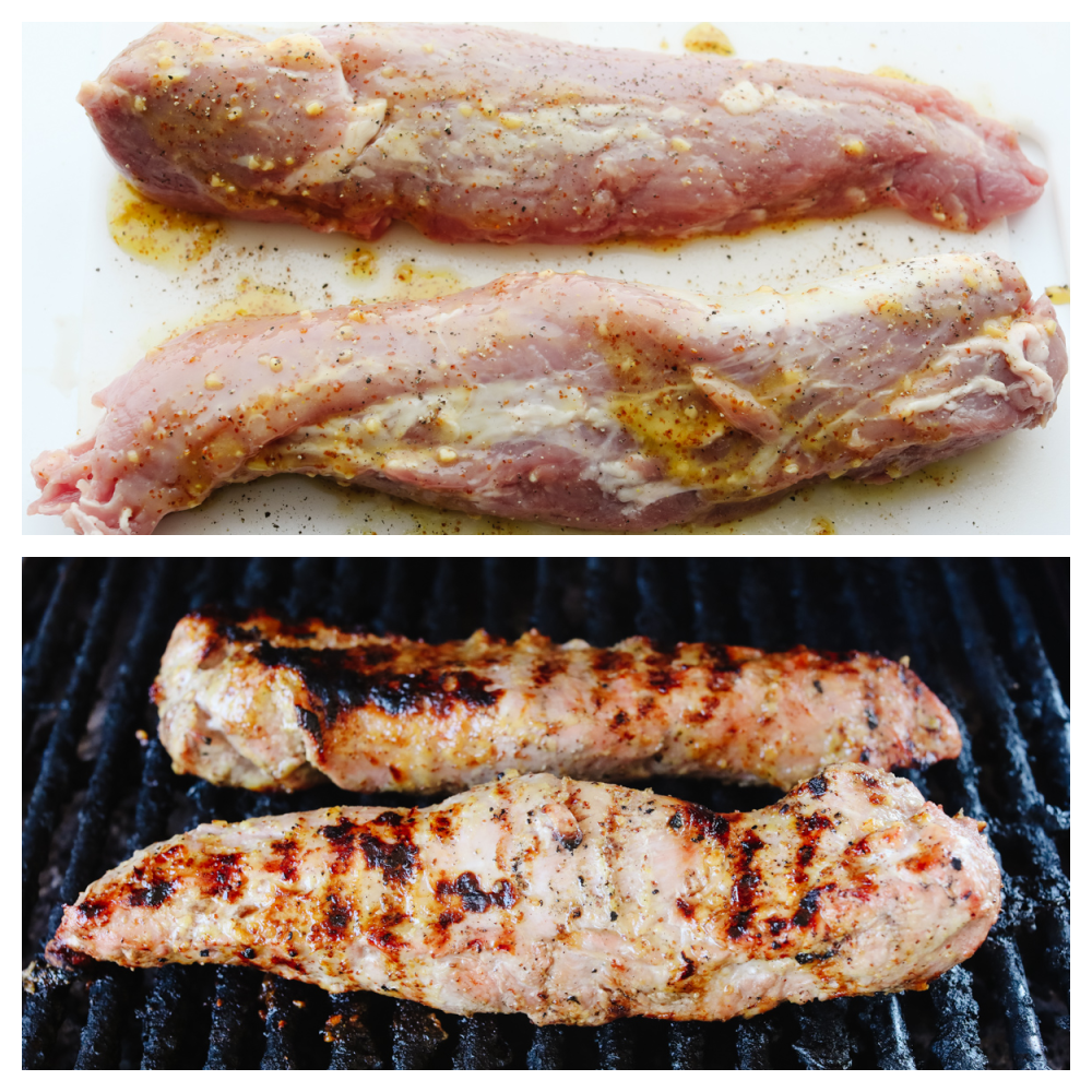 Grilled Pork Tenderloin with Honey Dijon Garlic - 65