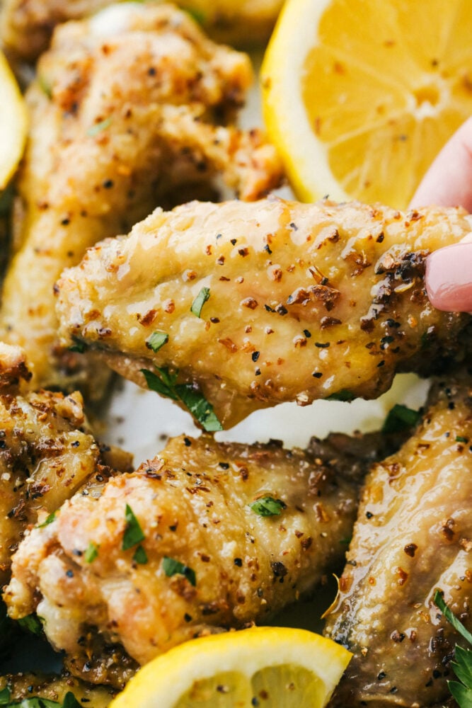 Lemon Pepper Chicken Wings | The Recipe Critic