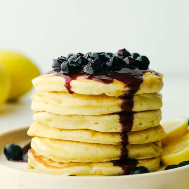 The Best Lemon Ricotta Pancakes Recipe | The Recipe Critic