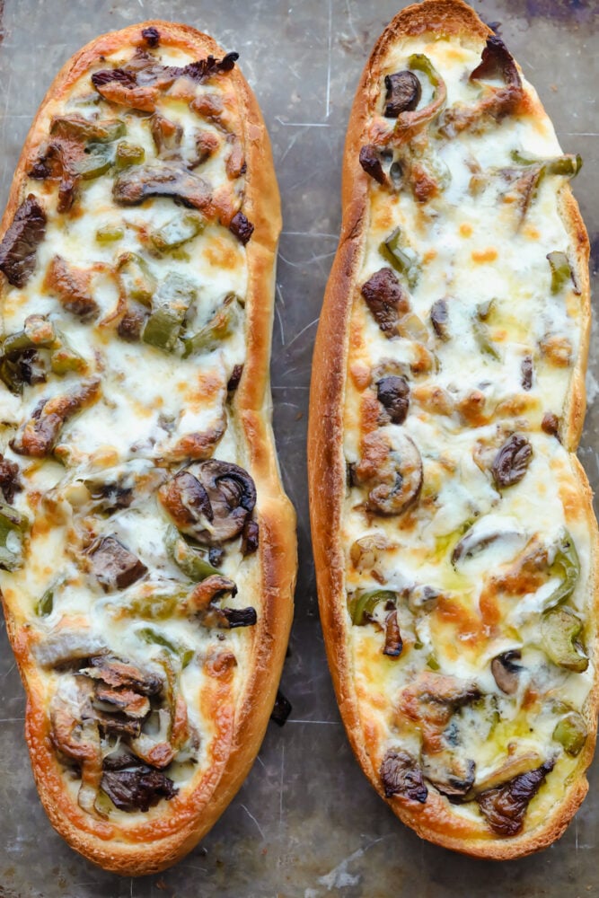 Philly Cheese Steak Cheesy Bread - 27