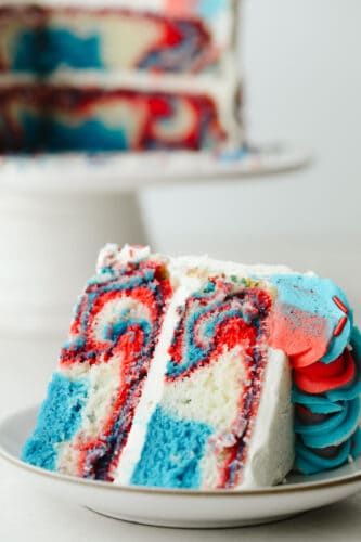 Red White and Blue Cake | Cook & Hook