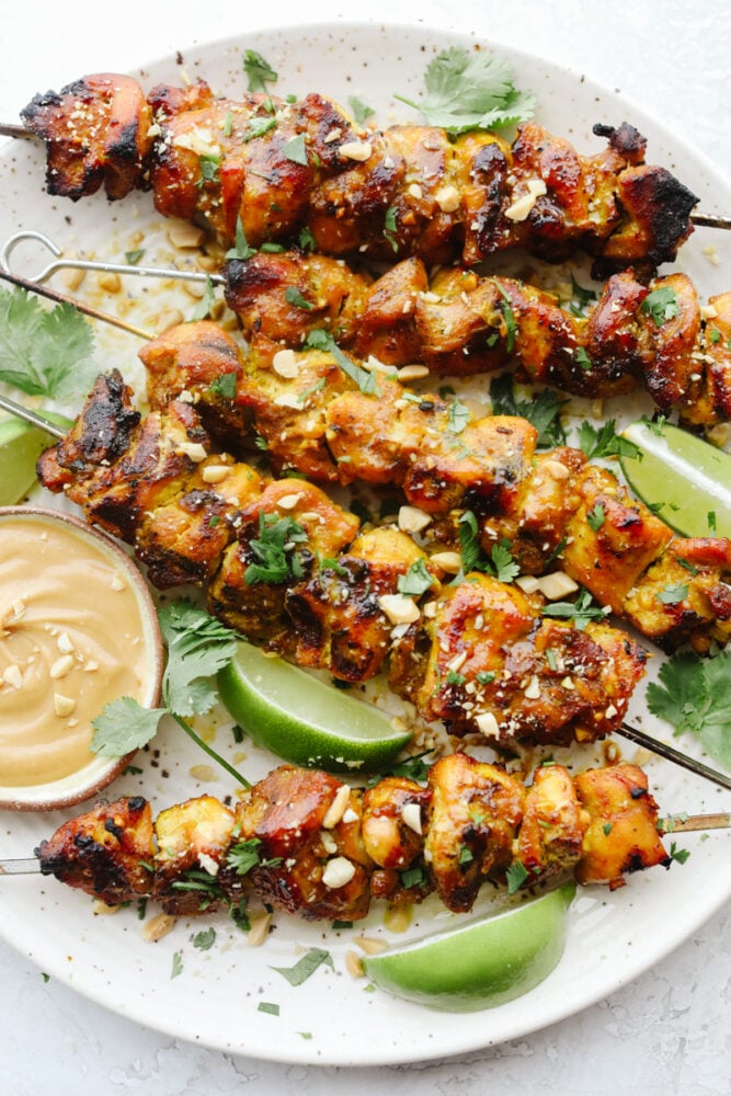 Chicken satay skewer outlet recipe