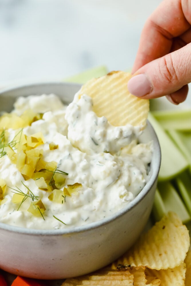 Quick and Easy Dill Pickle Dip Recipe - 79