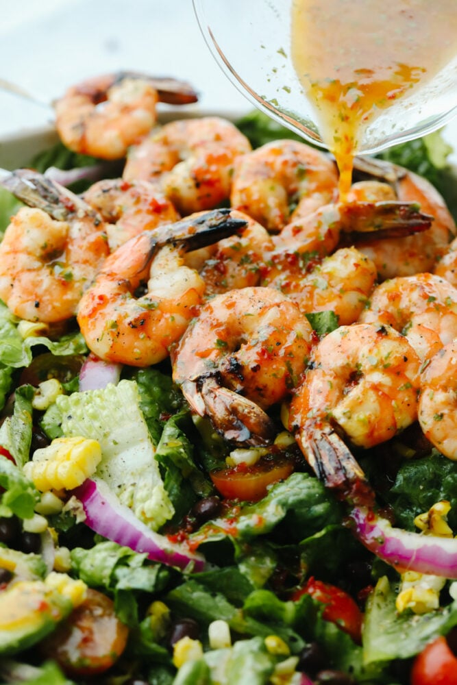 Grilled Shrimp Salad Recipe with Homemade Dressing The Recipe Critic