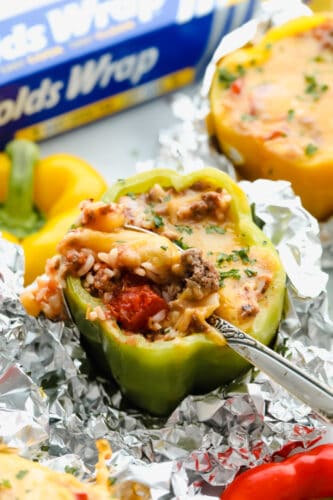 Grilled Stuffed Bell Peppers - MindtoHealth