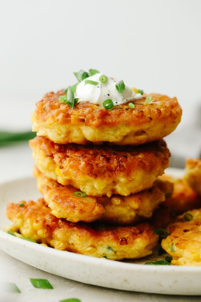 Easy Corn Fritters Recipe  Fresh or Canned Corn  - 84