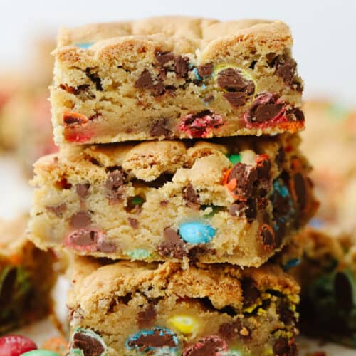 M&M Cookie Bars | The Recipe Critic