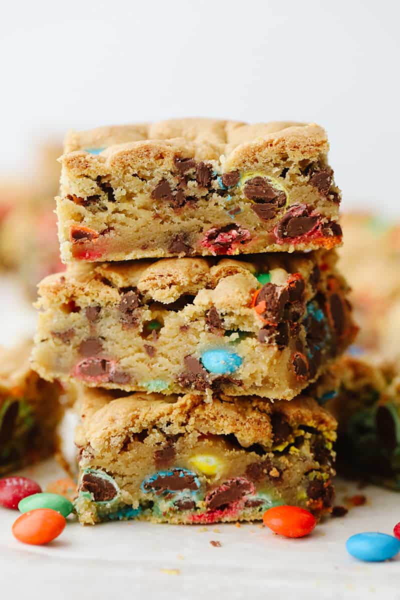 Browned Butter M&M Blondies