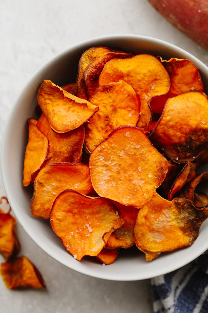 Air Fryer Sweet Potato Chips - 58