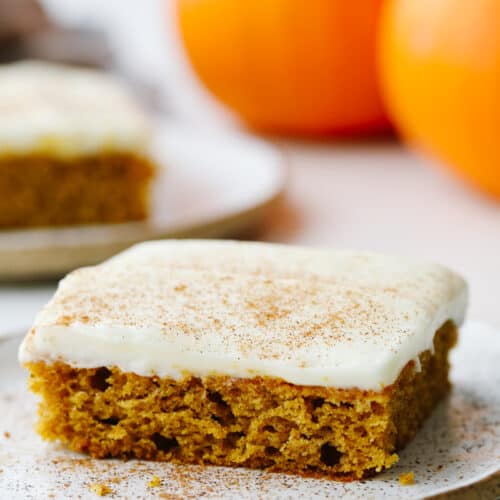 Easy Pumpkin Spice Sheet Cake with Frosting Recipe | The Recipe Critic