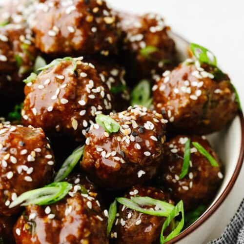Baked Saucy Asian Meatballs Recipe | The Recipe Critic