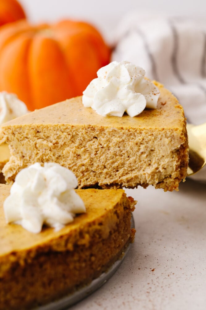 Pumpkin Cheesecake with Caramel Sauce - 78